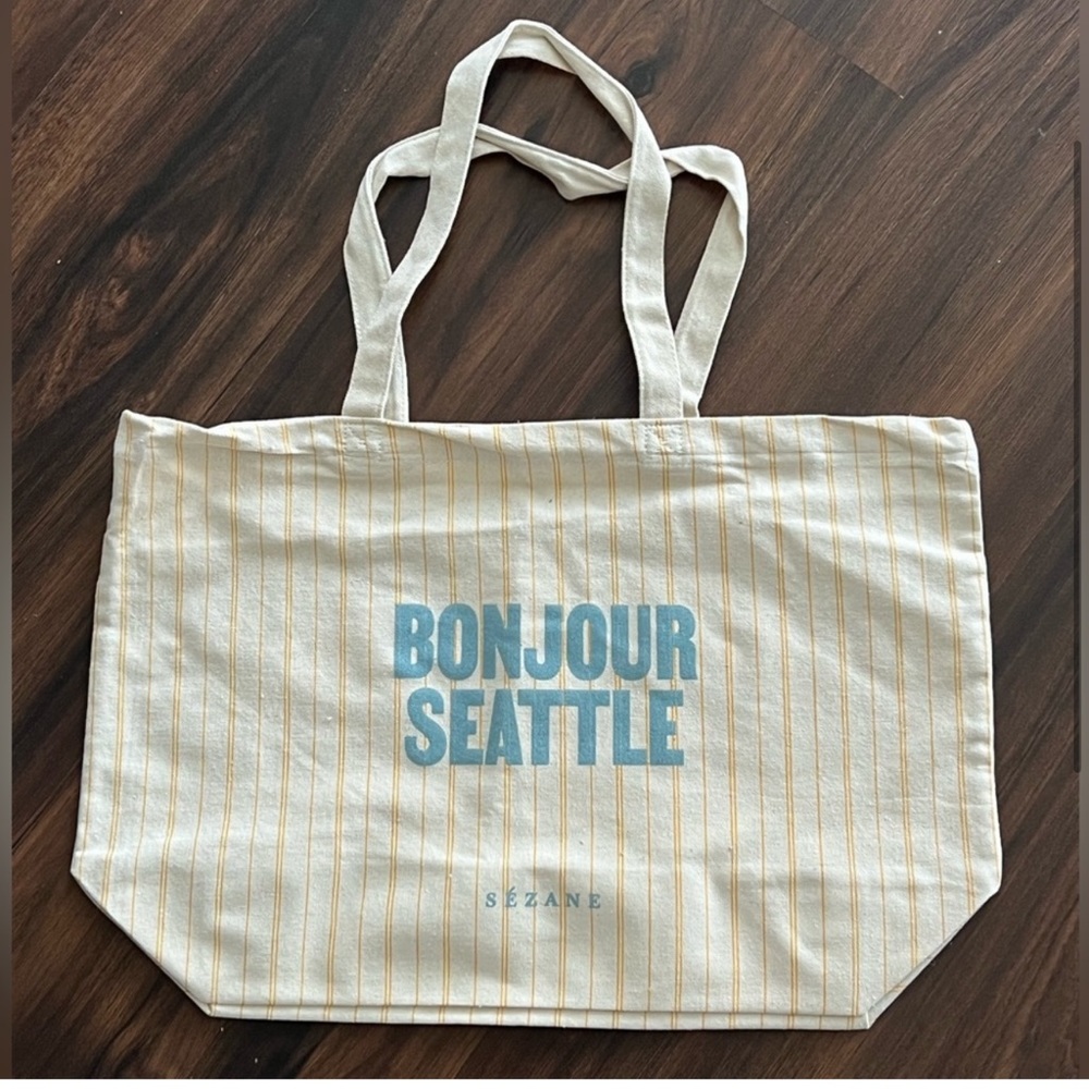 BRAND NEW Sézane Bonjour Seattle Tote
